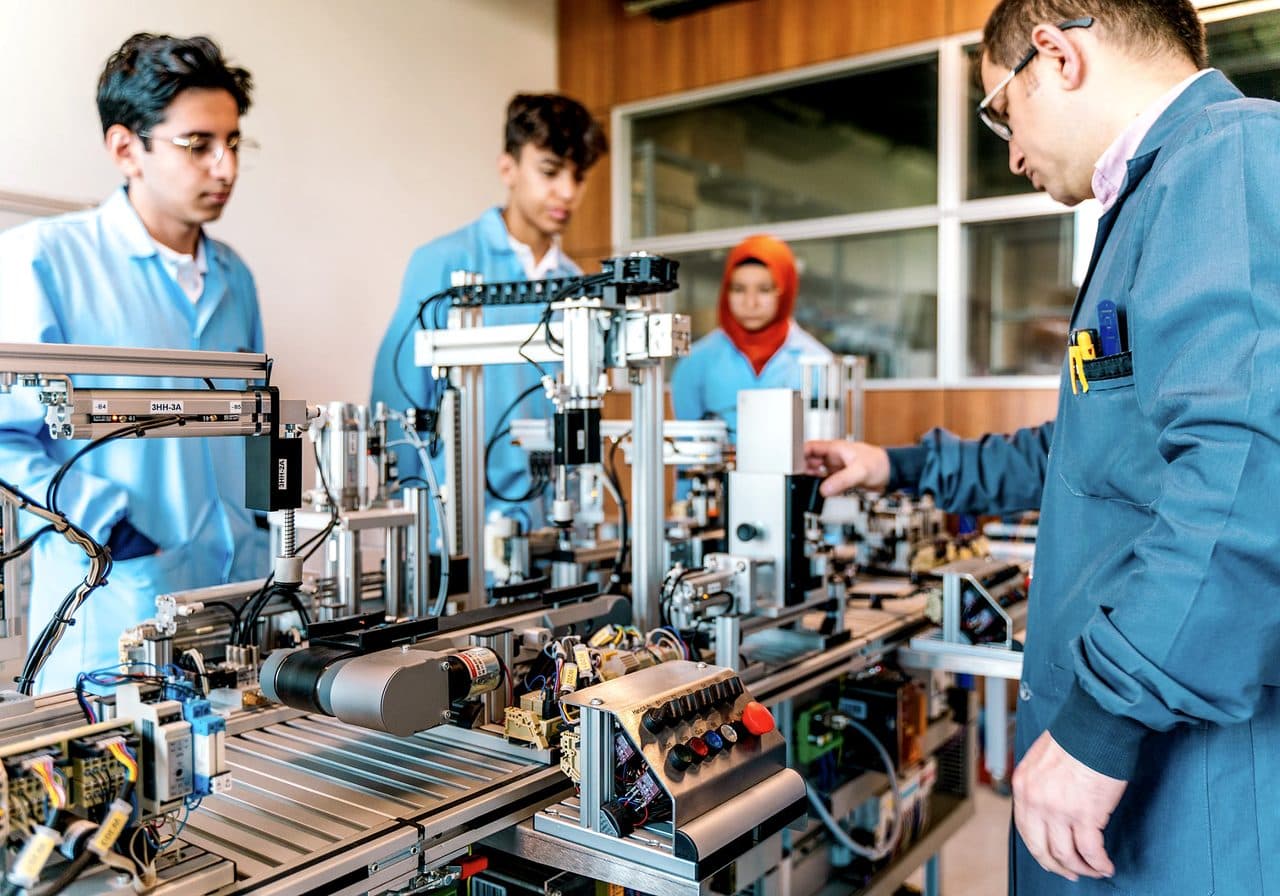 Adult learners gaining high-demand workforce skills through hands-on technical training